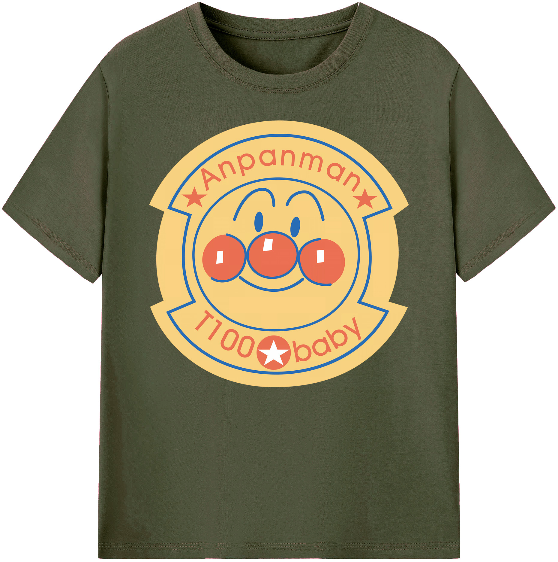 （画像用） アンパンマン Anpanman 綿100％ メンズ半袖Tシャツ｜肌触りやわらか＆通気性